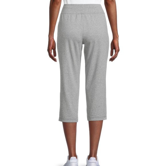 Athletic Works Athleisure Core Knit Capri Pants w/Drawstring GREY Size S(4-6)NWT - Picture 5 of 5